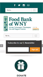 Mobile Screenshot of foodbankwny.org